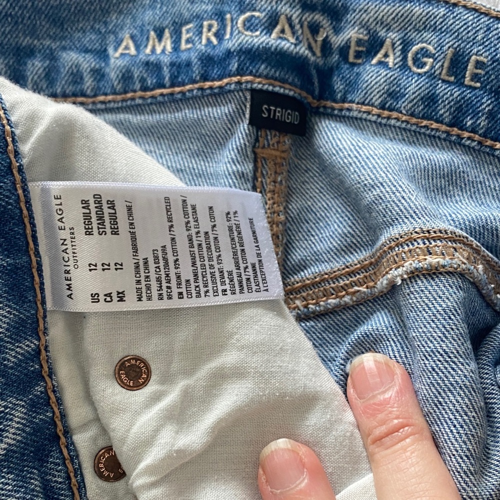 American Eagle Outfitters Blue Flare & Wide Leg Jeans